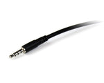 Cable jack 3.5mm startech 2m · macho - hembra · negro