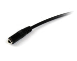 Cable jack 3.5mm startech 2m · macho - hembra · negro