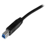 Cable USB tipo b a USB tipo a startech 2m · macho - macho · negro