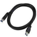 Cable USB tipo b a USB tipo a startech 2m · macho - macho · negro