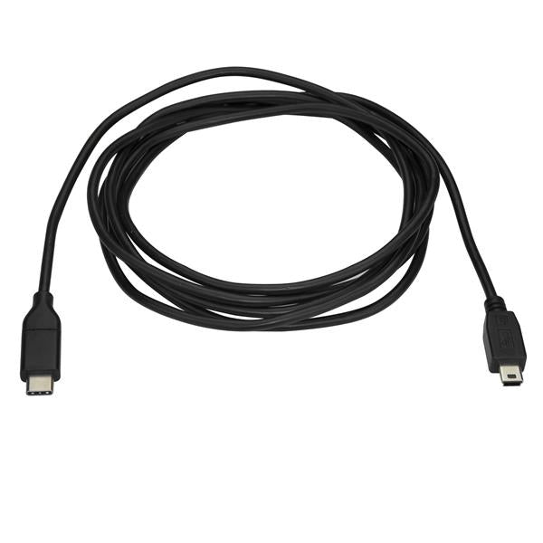 Cable USB tipo c a mini USB tipo b startech 2m · macho - macho · negro