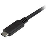 Cable USB tipo c a USB tipo b startech 2m · macho - macho · negro