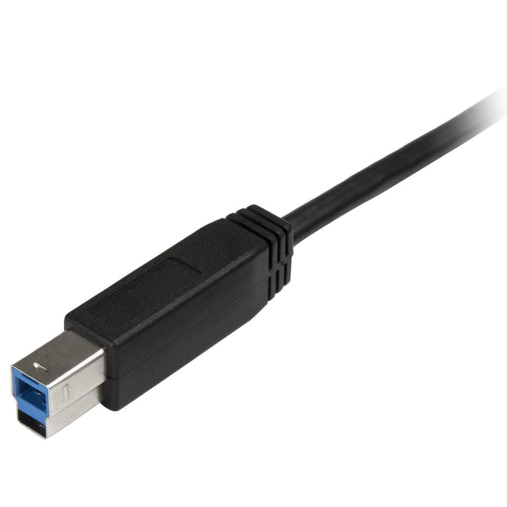 Cable USB tipo c a USB tipo b startech 2m · macho - macho · negro