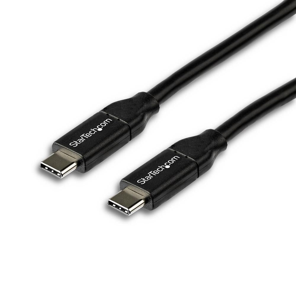 Cable USB tipo c startech 2m · macho - macho · negro
