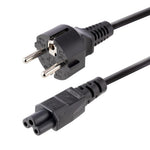Cable schuko a c5 startech 2m · macho - hembra · negro
