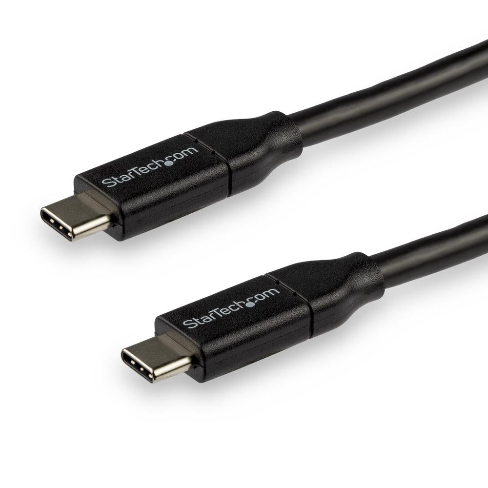 Cable USB tipo c startech 3m · macho - macho · negro