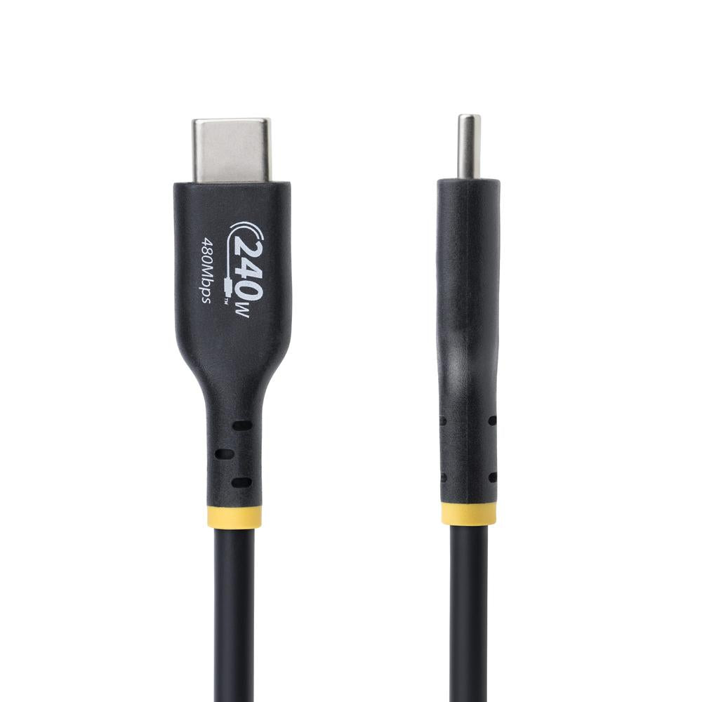 Cable USB tipo c startech 3m · macho - macho · negro