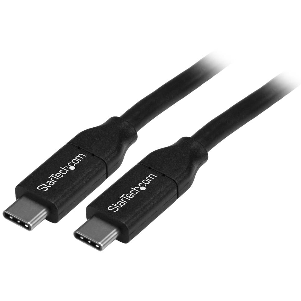 Cable USB tipo c startech 4m · macho - macho · negro