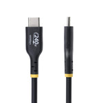 Cable USB tipo c startech 4m · macho - macho · negro