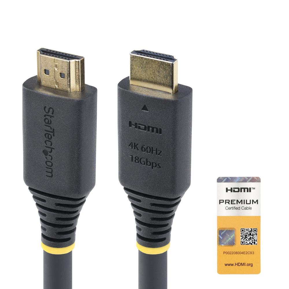 Cable HDMI 4K startech 5m · macho - macho · negro