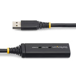 Cable USB tipo a startech 15m · macho - hembra · negro