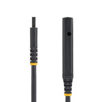 Cable USB tipo a startech 15m · macho - hembra · negro