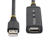 Cable USB tipo a startech 15m · macho - hembra · negro