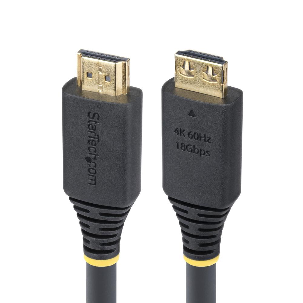 Cable HDMI 4K con agarre startech 7m · macho - macho · negro
