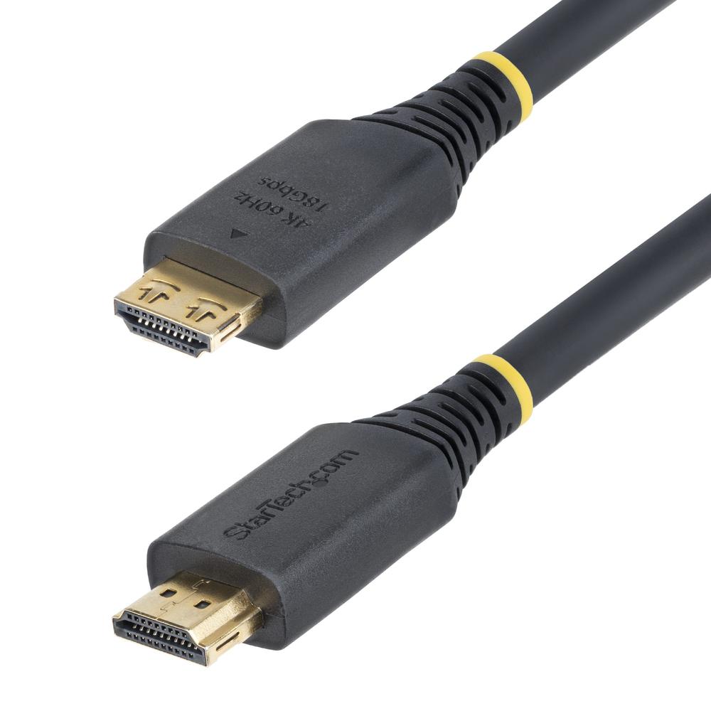 Cable HDMI 4K con agarre startech 7m · macho - macho · negro