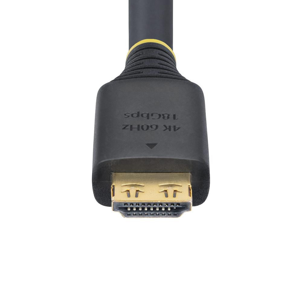 Cable HDMI 4K con agarre startech 7m · macho - macho · negro