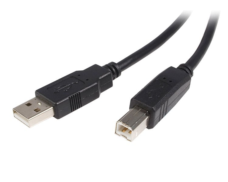 Cable USB tipo c a USB tipo a startech 0.5m · macho - macho · negro