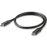 Cable USB tipo c startech 0.5m · macho - macho · negro
