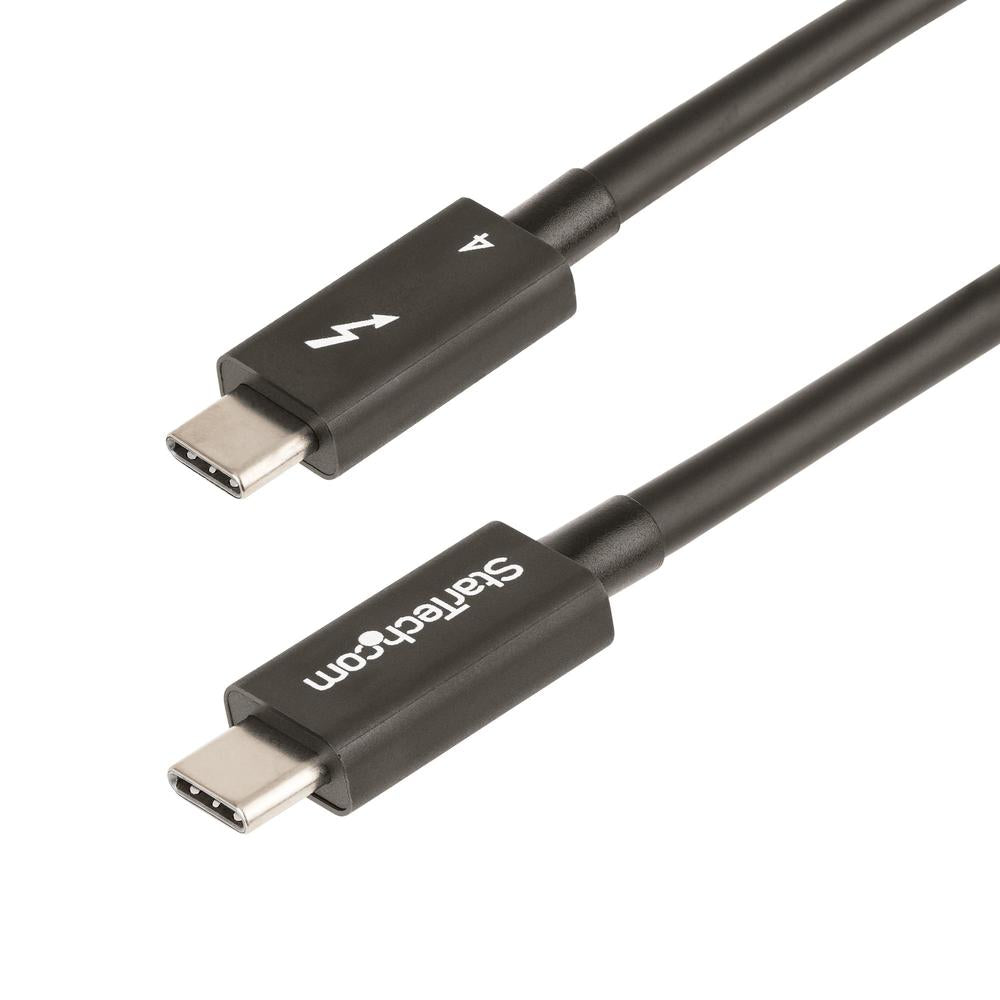 Cable USB tipo c startech 0.5m · macho - macho · negro
