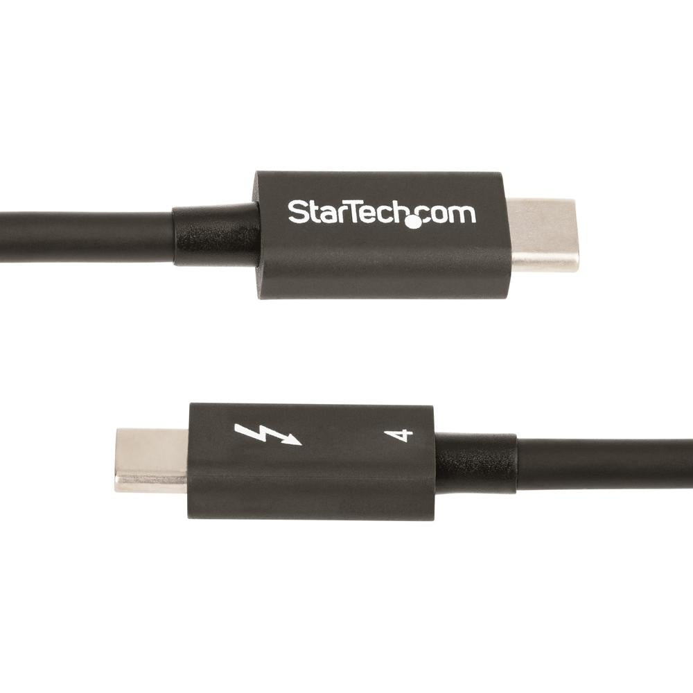 Cable USB tipo c startech 0.5m · macho - macho · negro