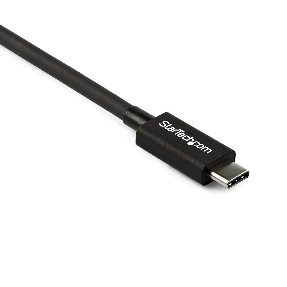 Cable USB tipo c startech 0.8m · macho - macho · negro