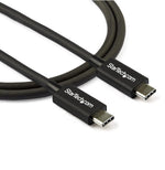 Cable USB tipo c startech 0.8m · macho - macho · negro