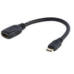 Cable mini HDMI a HDMI startech 0.125m · macho - hembra · negro