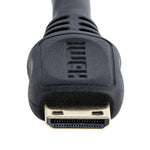 Cable mini HDMI a HDMI startech 0.125m · macho - hembra · negro