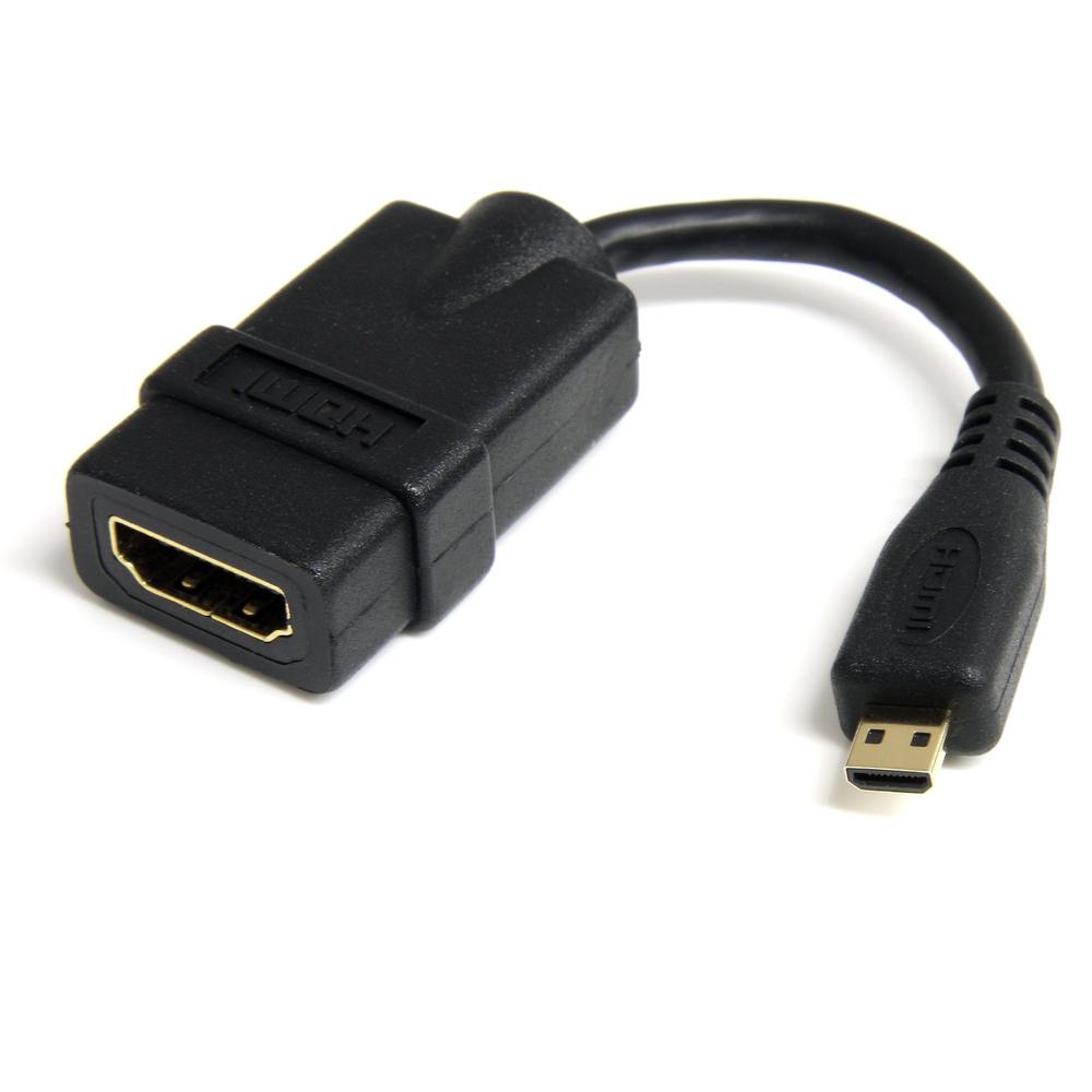 Cable micro HDMI a HDMI startech macho - hembra · negro