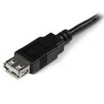 Cable USB tipo a startech 0.15m · macho - hembra · negro