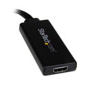 Adaptador vga a HDMI startech macho - hembra · negro + alimentacion USB
