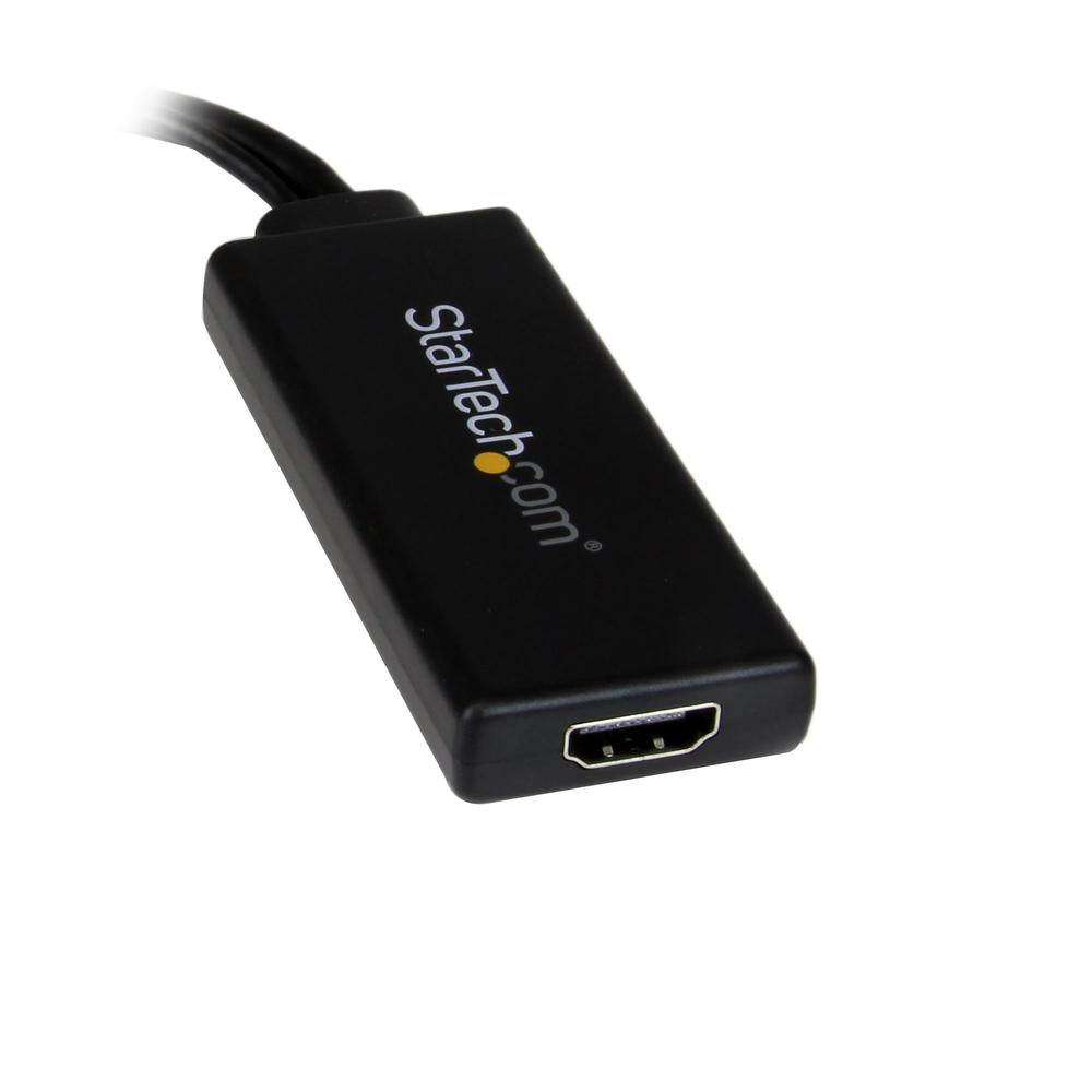 Adaptador vga a HDMI startech macho - hembra · negro + alimentacion USB