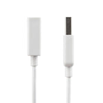 Cable USB tipo a startech · macho hembra · Blanco detalle #blanco