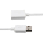 Cable USB tipo a startech · macho hembra · Blanco detalle #blanco