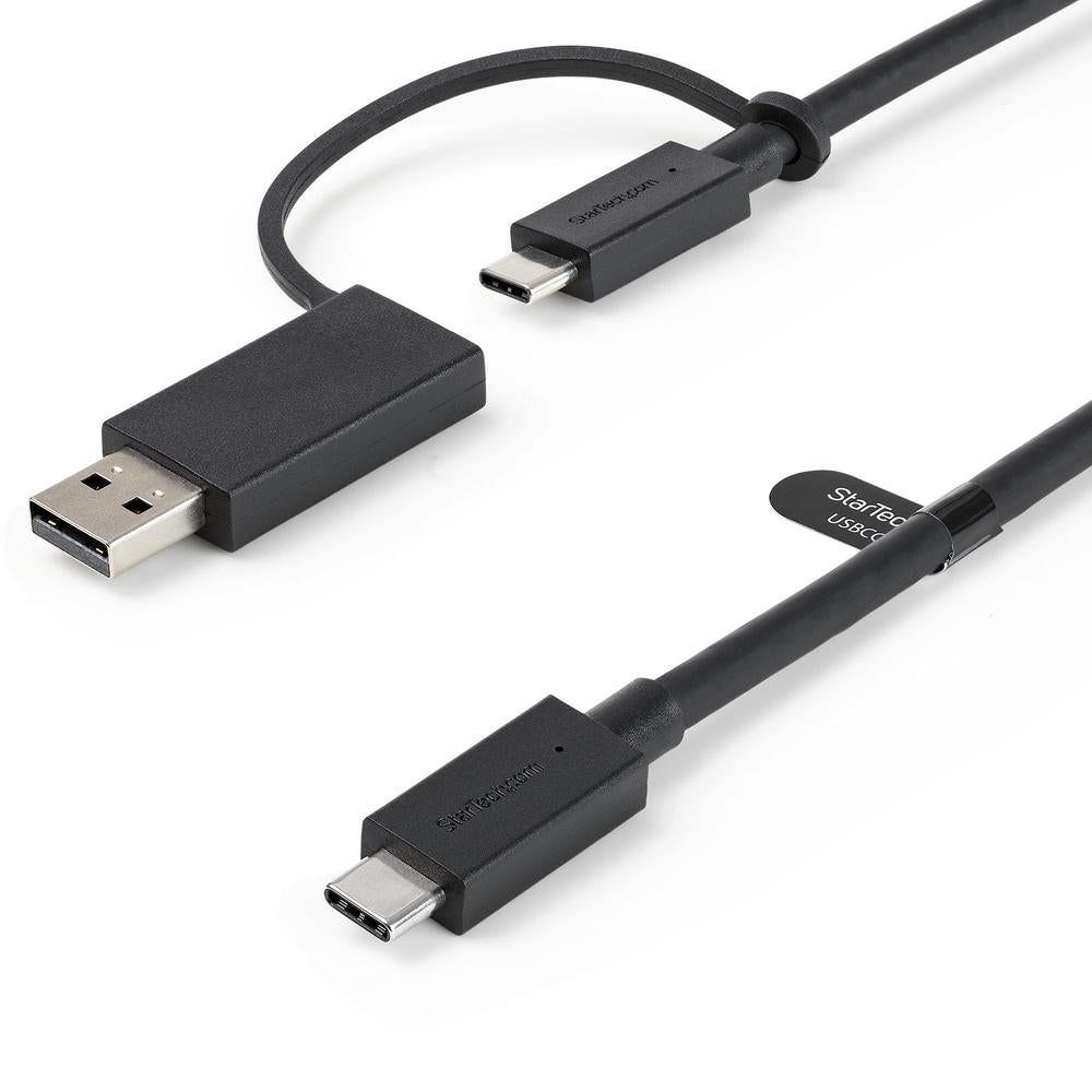 Cable USB tipo c a USB tipoa - USB tipo c startech 1m · macho - macho · negro