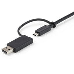 Cable USB tipo c a USB tipoa - USB tipo c startech 1m · macho - macho · negro