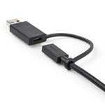Cable USB tipo c a USB tipoa - USB tipo c startech 1m · macho - macho · negro