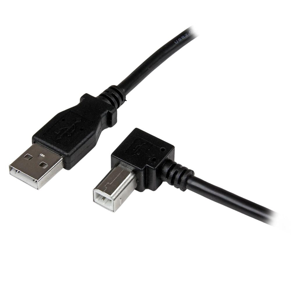 Cable USB tipo a ausb tipo b startech 2m · macho - macho · negro