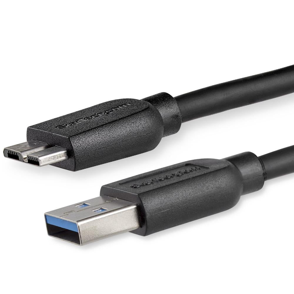 Cable USB tipo a a micro USB tipo b startech 2m · macho - macho · negro