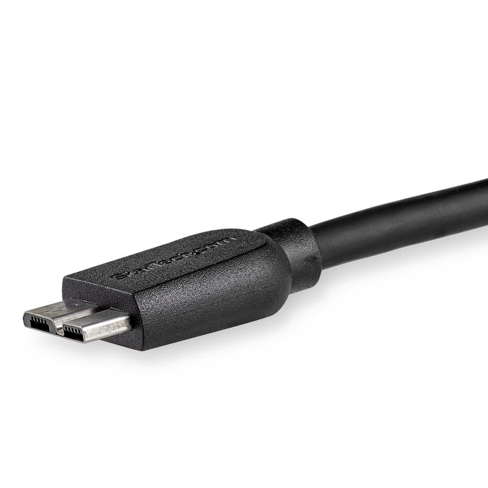 Cable USB tipo a a micro USB tipo b startech 2m · macho - macho · negro