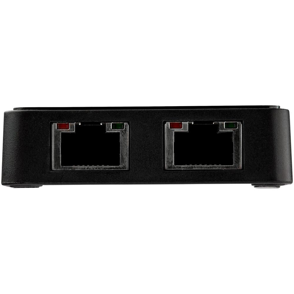 Adaptador USB tipo a a 2x RJ45 startech macho - hembra · negro