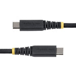 Cable USB tipo c startech 3m · macho - macho · negro trenzado