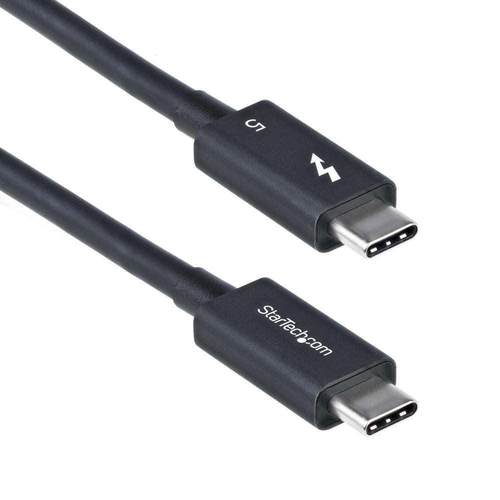 Cable USB tipo c startech 0.8m · macho - macho · negro