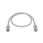 Cable USB tipo c startech 0.5m · macho - macho · blanco