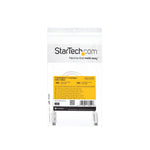 Cable USB tipo c startech 0.5m · macho - macho · blanco