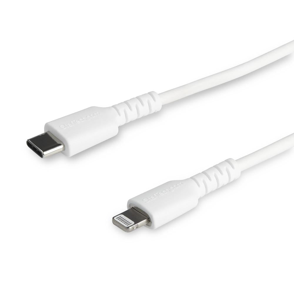 Cable lightning a USB tipo c startech 1m · macho - macho · blanco
