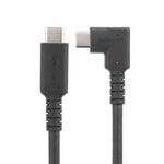 Cable USB tipo c startech 1m · macho - macho · negro