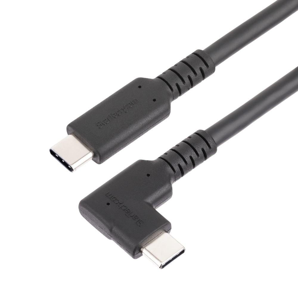 Cable USB tipo c startech 2m · macho - macho · negro
