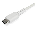Cable USB tipo c startech 2m · macho - macho · blanco