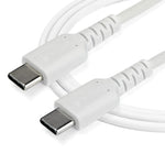 Cable USB tipo c startech 2m · macho - macho · blanco